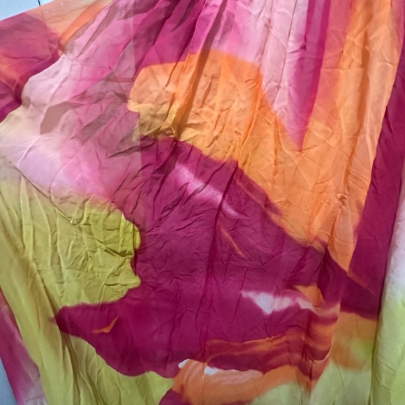 BCBG Women’s Y2K Silk Floral Chiffon Ibiza Maxi Dress Size 6 Maximalist - Picture 3 of 5